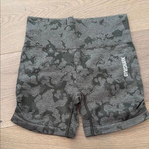 Gymshark Khaki Bike Shorts Performance Fit